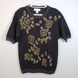 LIKE NEW! Western Connection Embellished Sweater